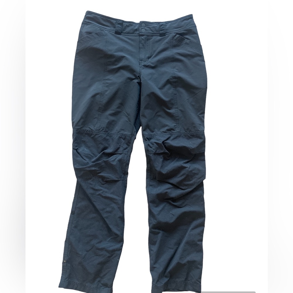 REI women’s snap convertible black athletic hiking pants size 10